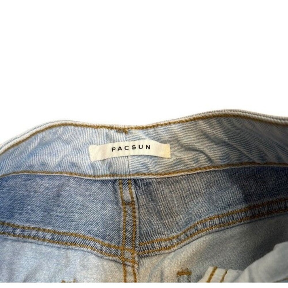 Pacsun Eco Hopper Patchwork Mom Jeans Colorblock High Rise Women's Size 27 Y2K - Picture 4 of 8